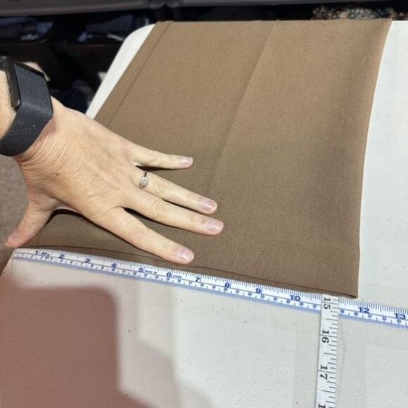 Worthington NWT Women’s Wide Leg Cropped Trouser Pants Size 8 Hi Rise Brown - Picture 12 of 12